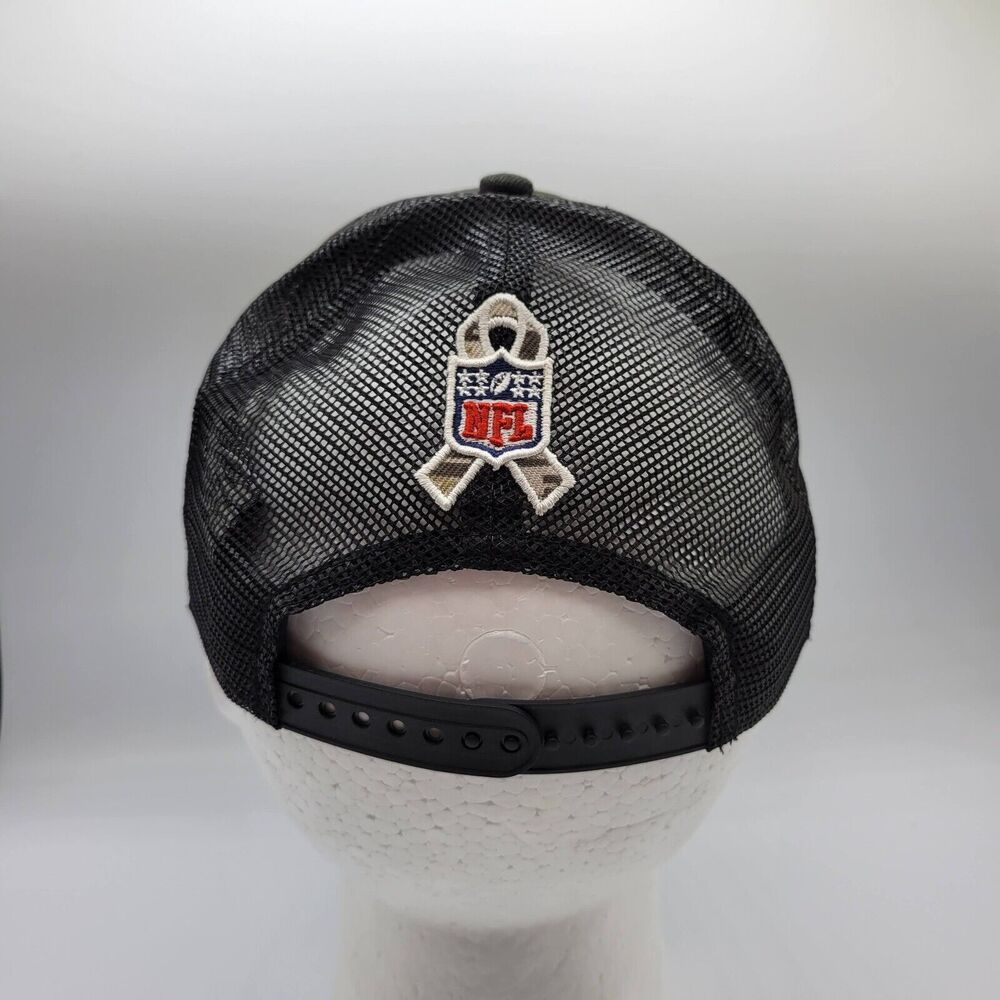 New Era Cap Atlanta Falcons Mens Womens Salute To Service 9FORTY Trucker Hat NFL - Picture 3 of 14